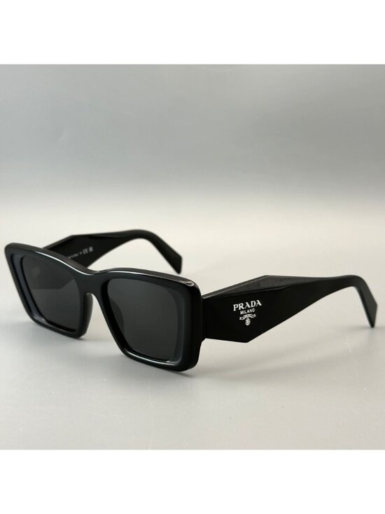 Prada PR 08YS 1AB5S0 Sunglasses Black Dark Grey 51 18 145 3N 